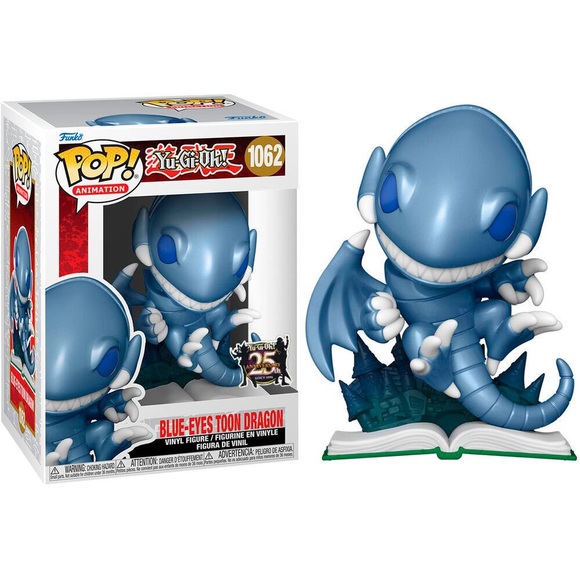 Funko POP Yu-Gi-Oh Blue Eyes Toon Dragon Figure #1062 - Picture 1 of 8